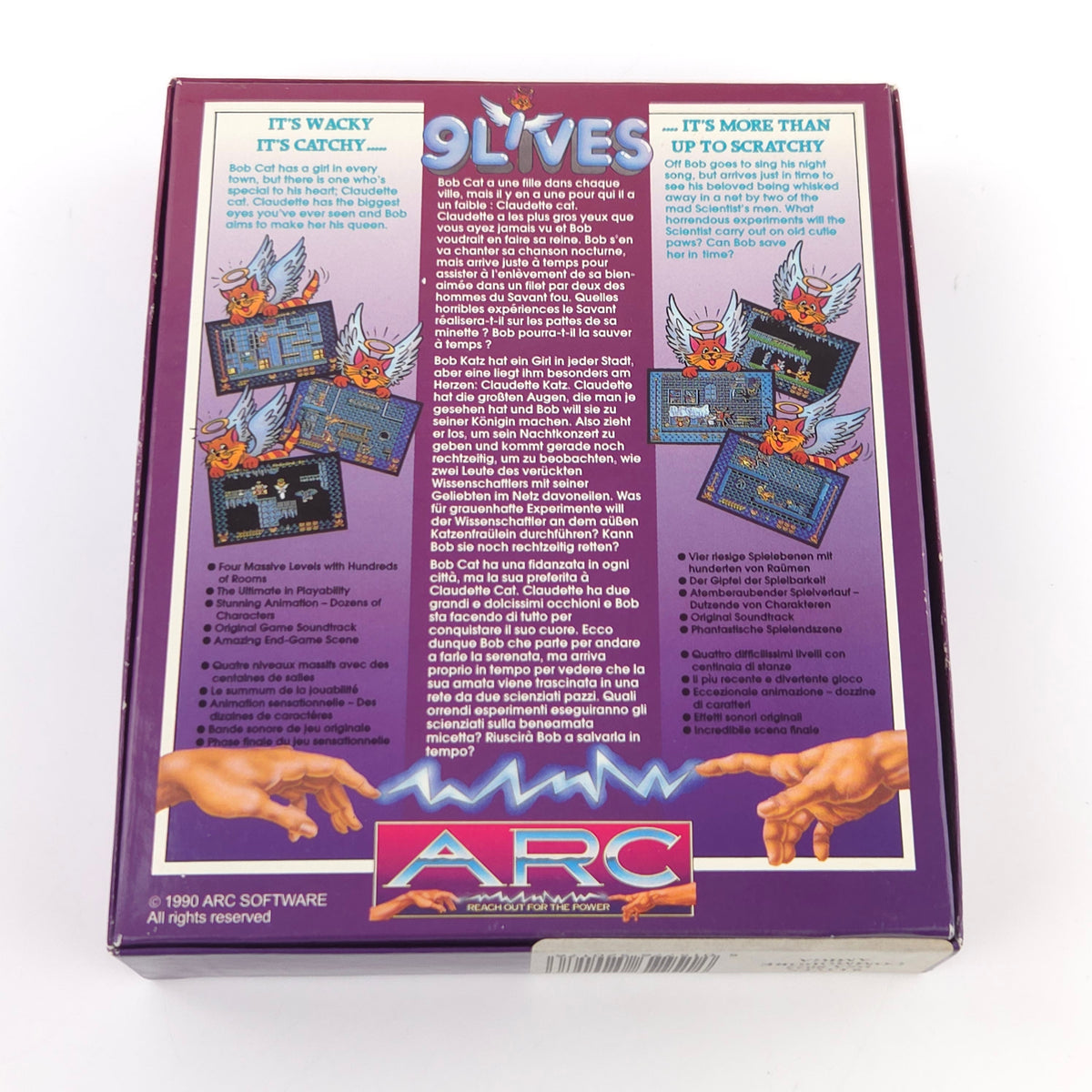 Commodore Amiga Spiel – 9 Lives (OVP PAL)