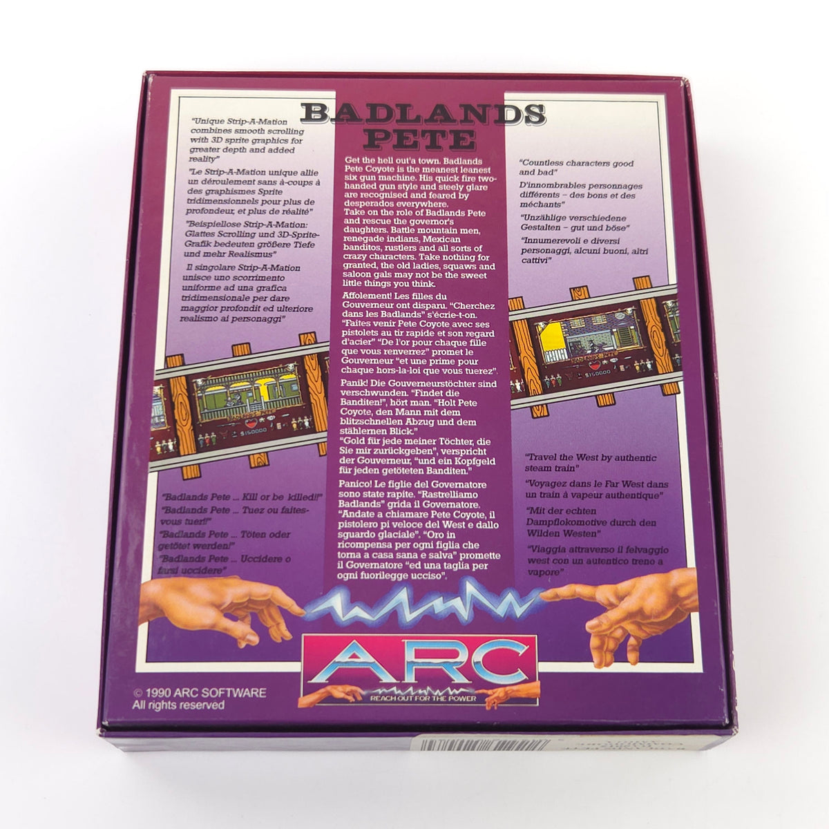 Commodore Amiga Spiel – Badlands PETE (OVP PAL)