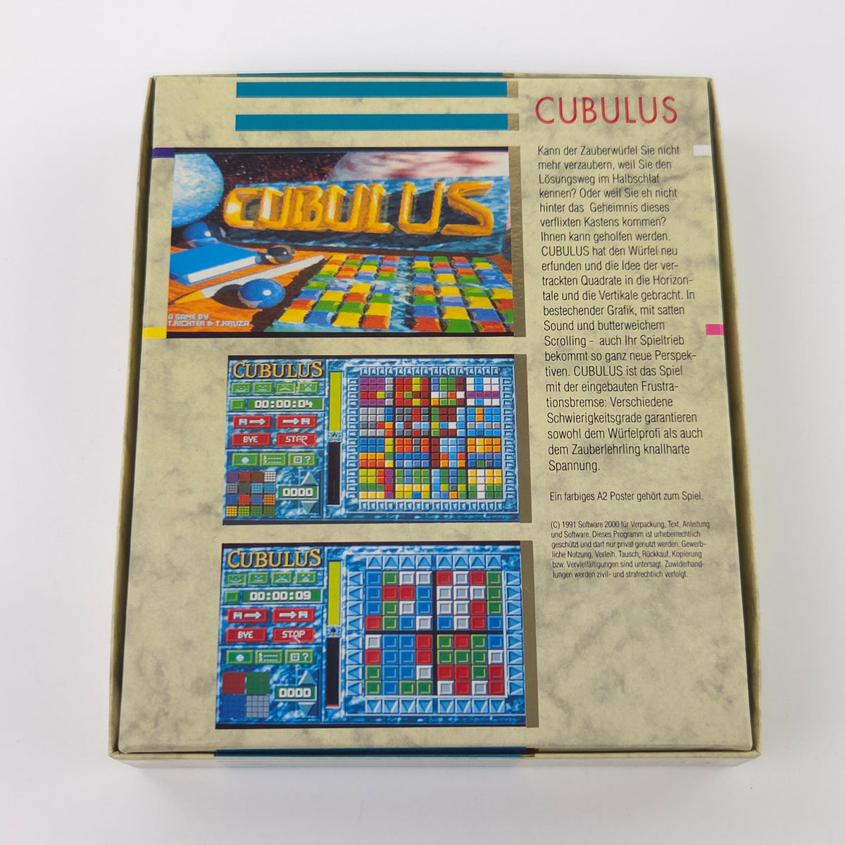 Commodore Amiga Spiel – Cubulus (OVP PAL)