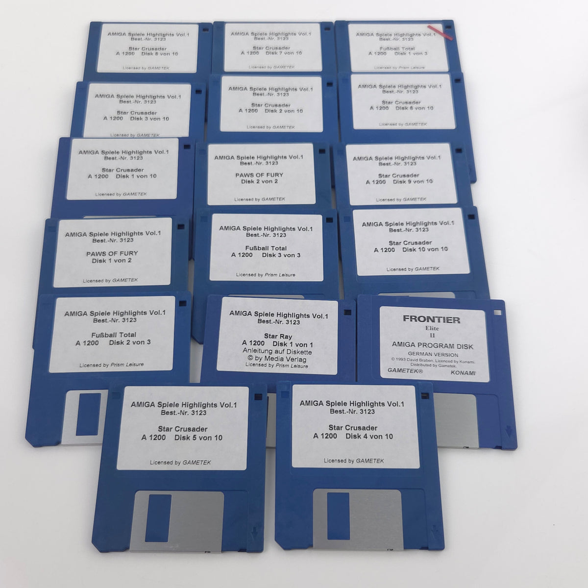 Amiga Spiel Spiele Highlights Vol.1 Big Box CBM DISK OVP