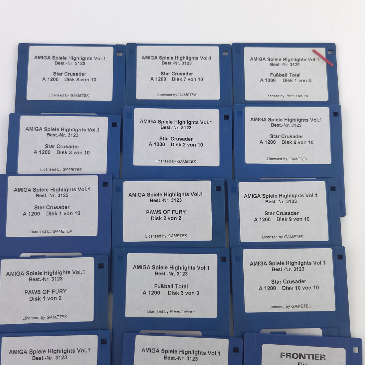 Amiga Spiel Spiele Highlights Vol.1 Big Box CBM DISK OVP