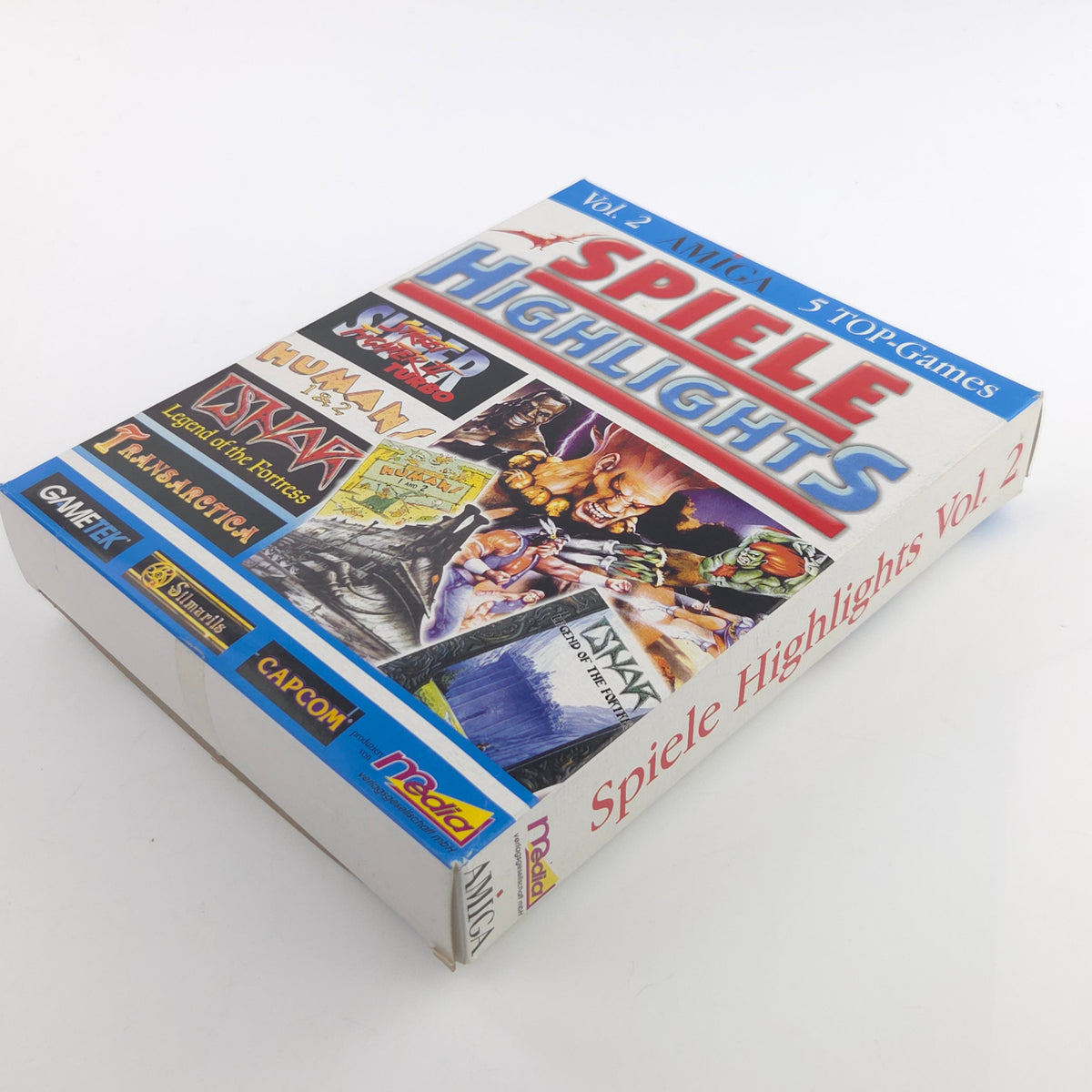 Amiga Spiel Highlights Vol.2 Big Box CBM Disk OVP PAL