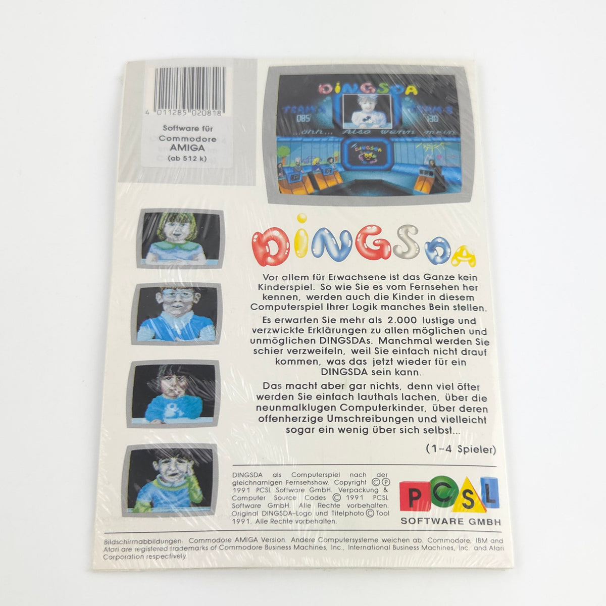Amiga Spiel Dingsda NEU OVP CBM Spielen wie im Fernsehen
