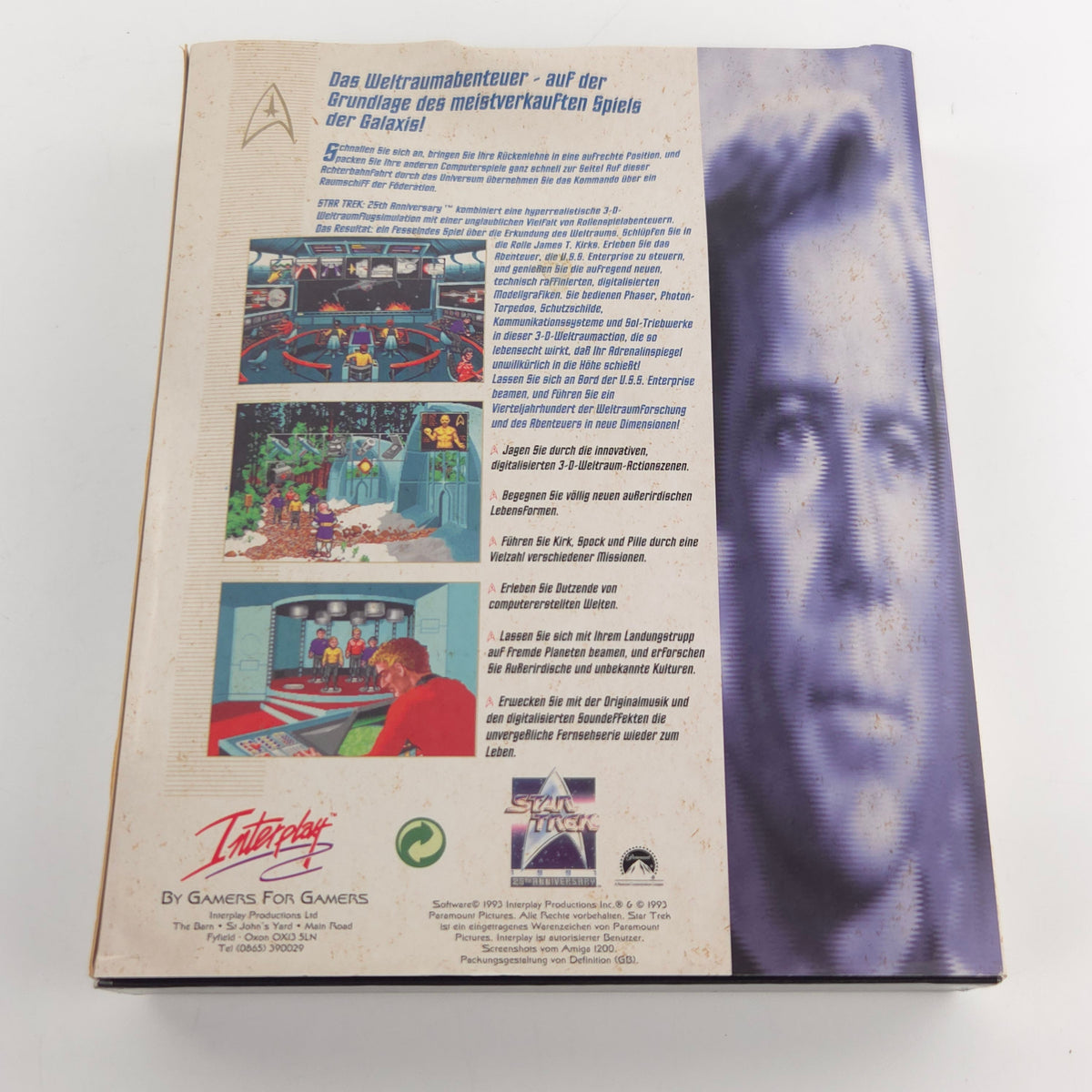 Amiga Spiel Star Trek 25th Anniversary Big Box OVP PAL