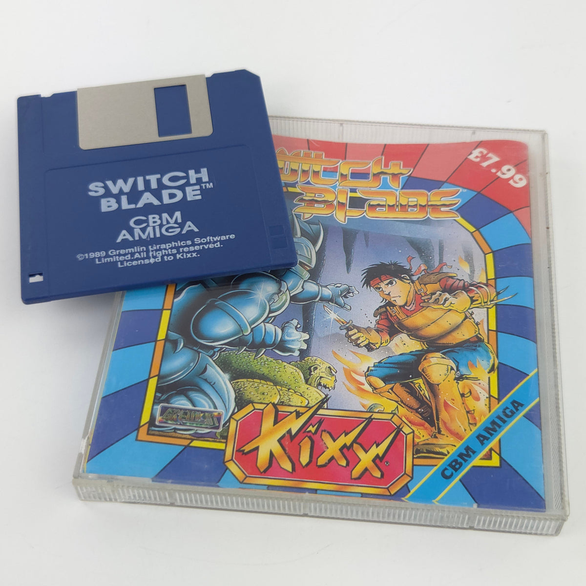 Amiga Spiel Switch Blade KIXX OVP CBM Disk PAL 1989