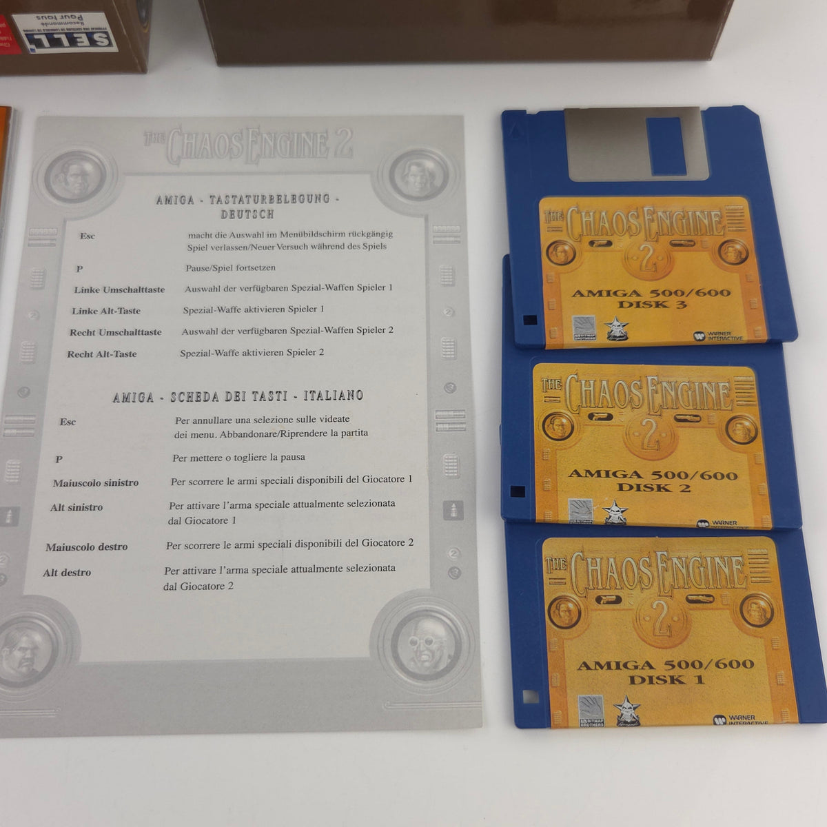 Commodore Amiga Spiel The Chaos Engine 2 Big Box OVP PAL
