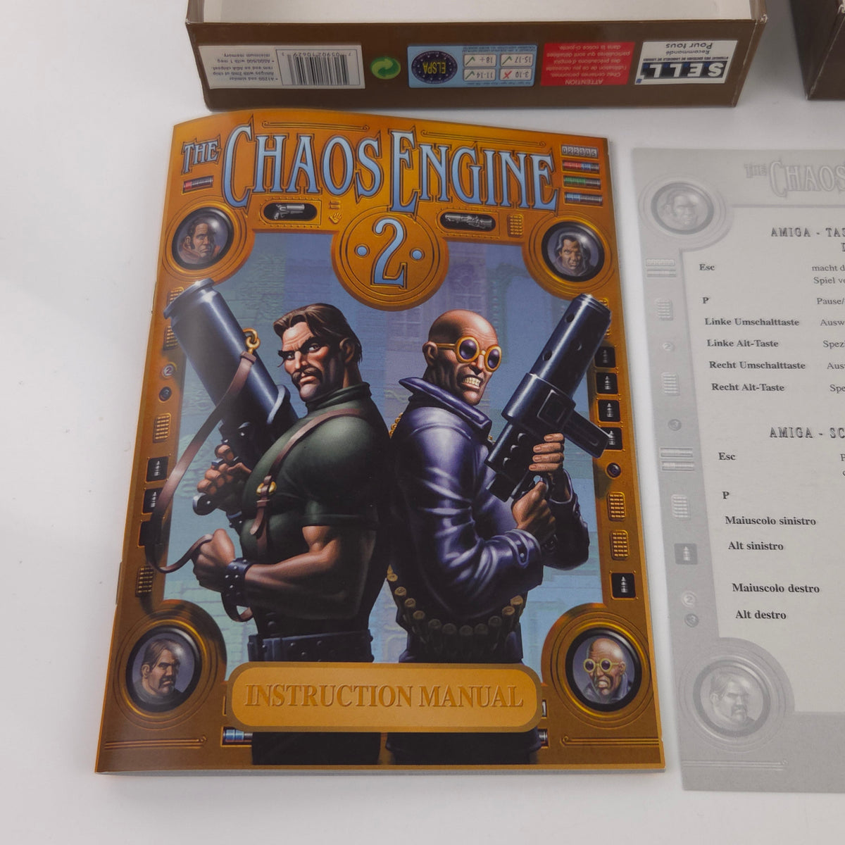 Commodore Amiga Spiel The Chaos Engine 2 Big Box OVP PAL