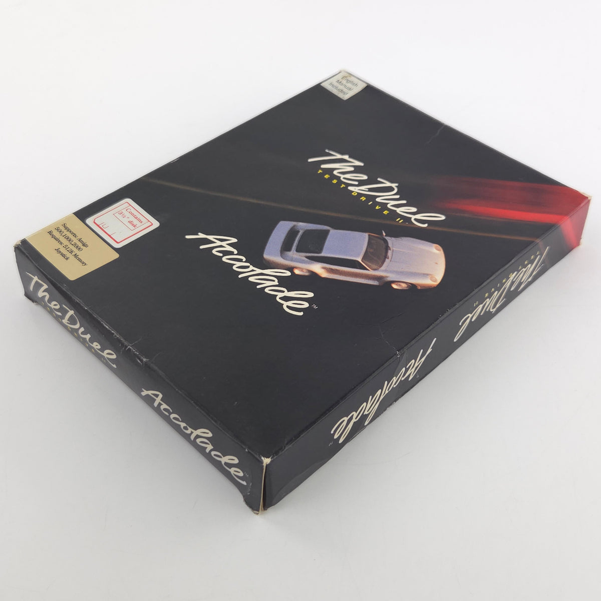 Amiga Spiel The Duel Test Drive II Big Box Accolade OVP