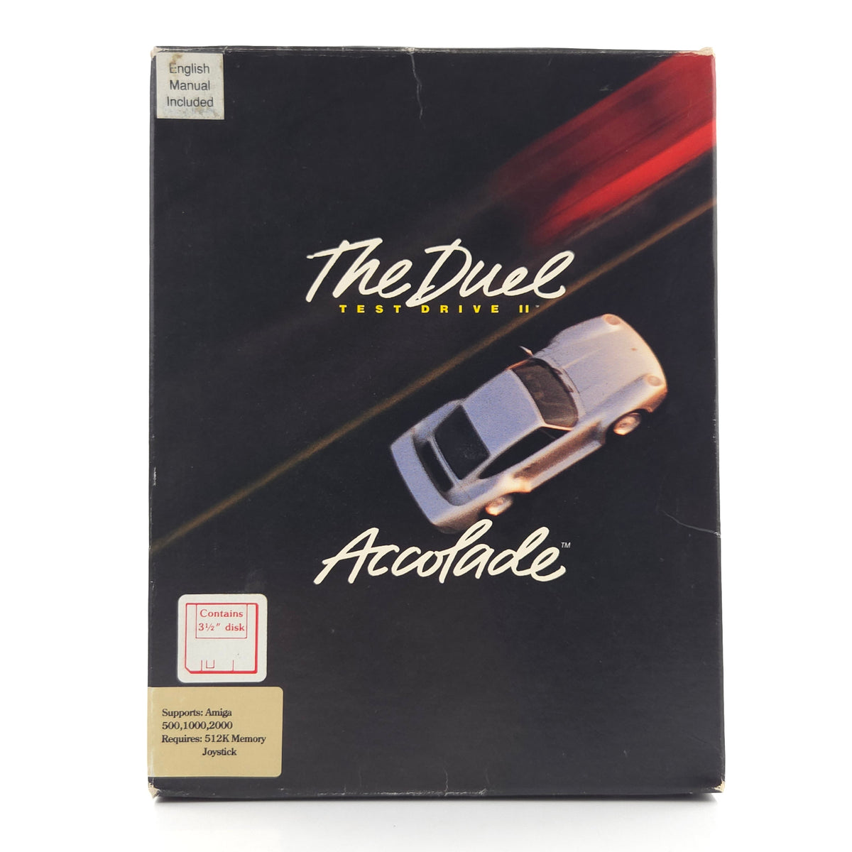 Amiga Spiel The Duel Test Drive II Big Box Accolade OVP