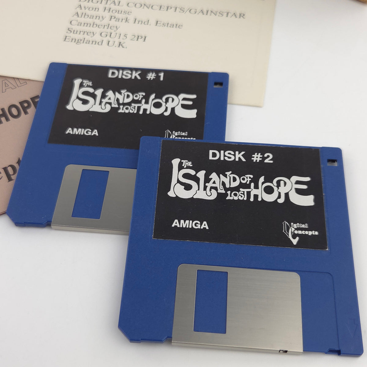 Amiga Spiel Island of Lost Hope Big Box OVP PAL CBM Disk