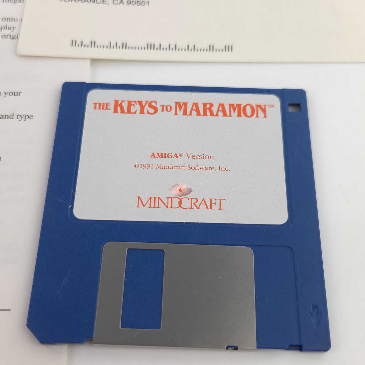 Amiga Spiel The Keys of Maramon Mindcraft Big Box OVP PAL