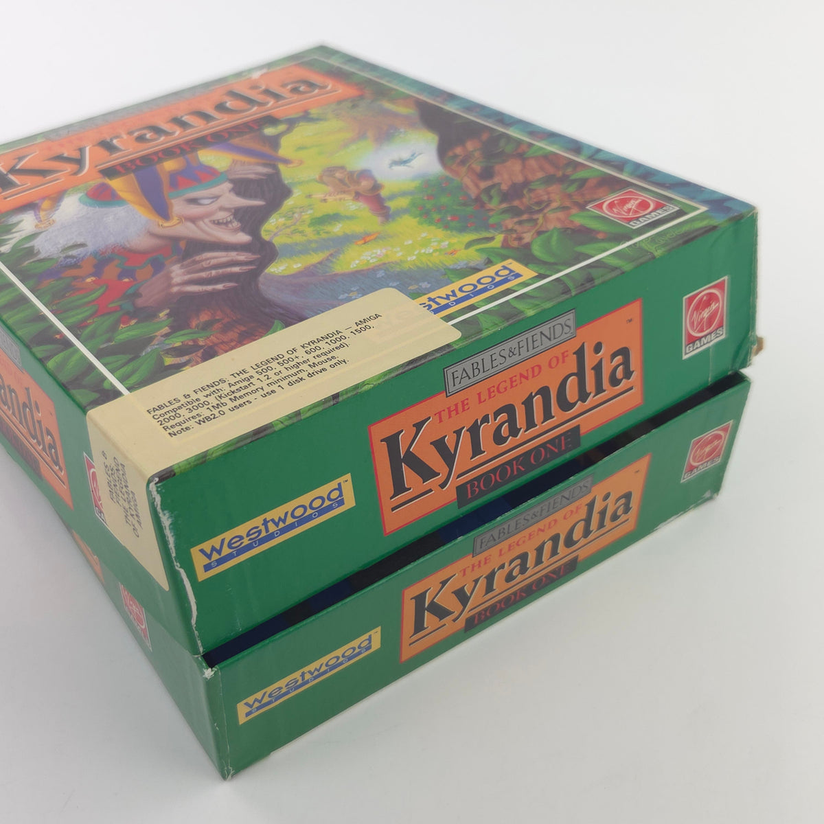 Amiga Spiel Legend of Kyrandia Book One Big Box OVP PAL