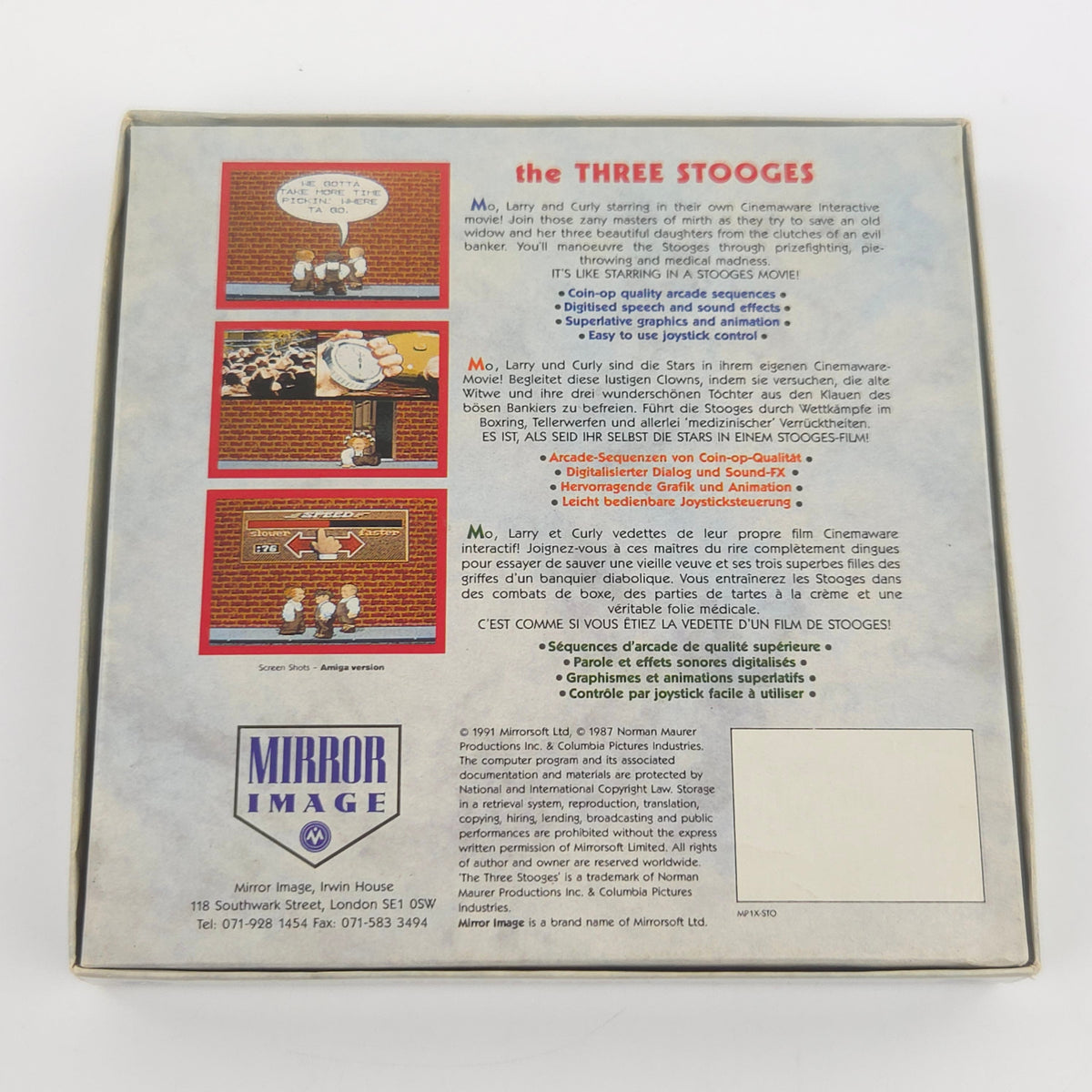 Commodore Amiga Spiel – The Three Stooges (OVP PAL)