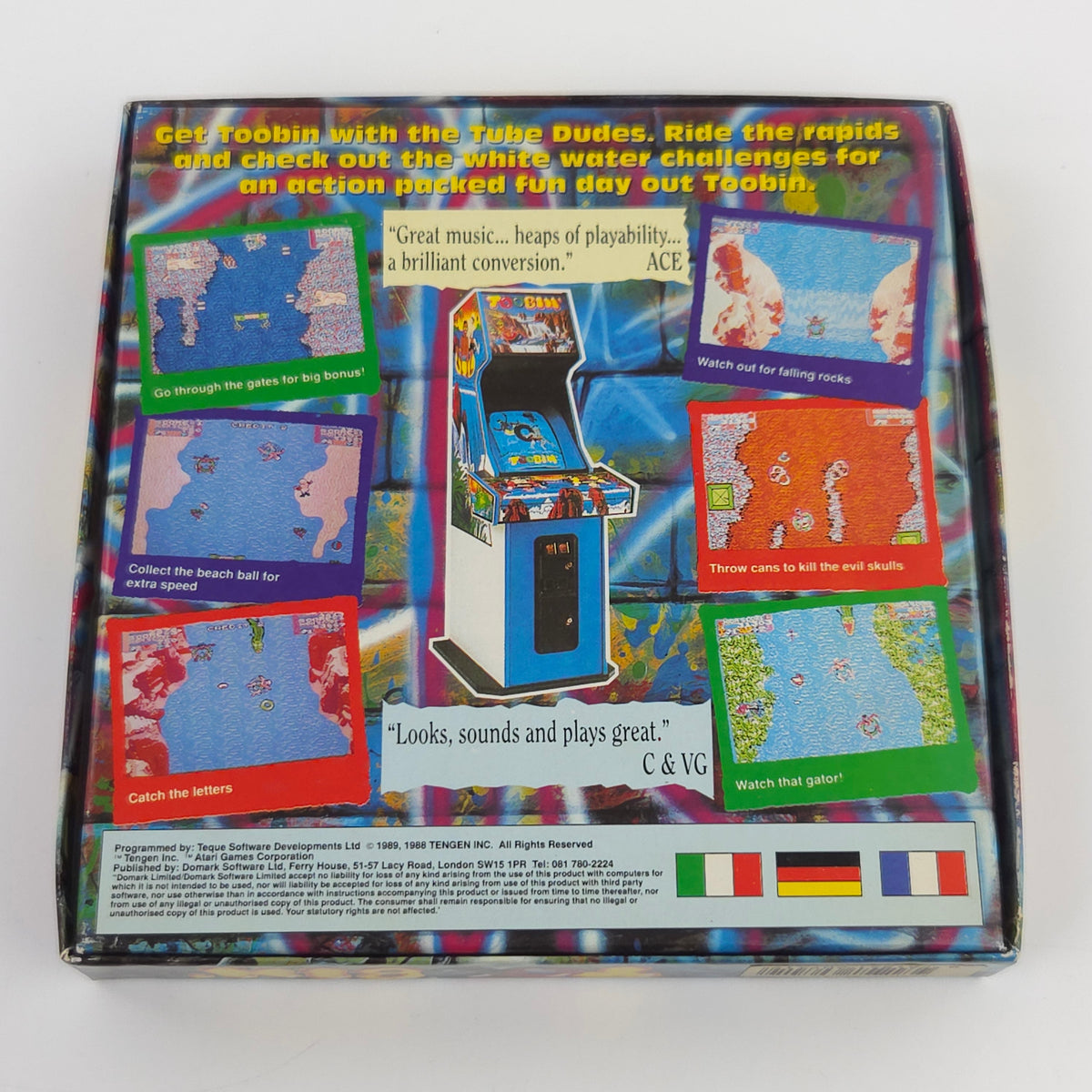 Commodore Amiga Spiel – Toobin Respray (OVP)