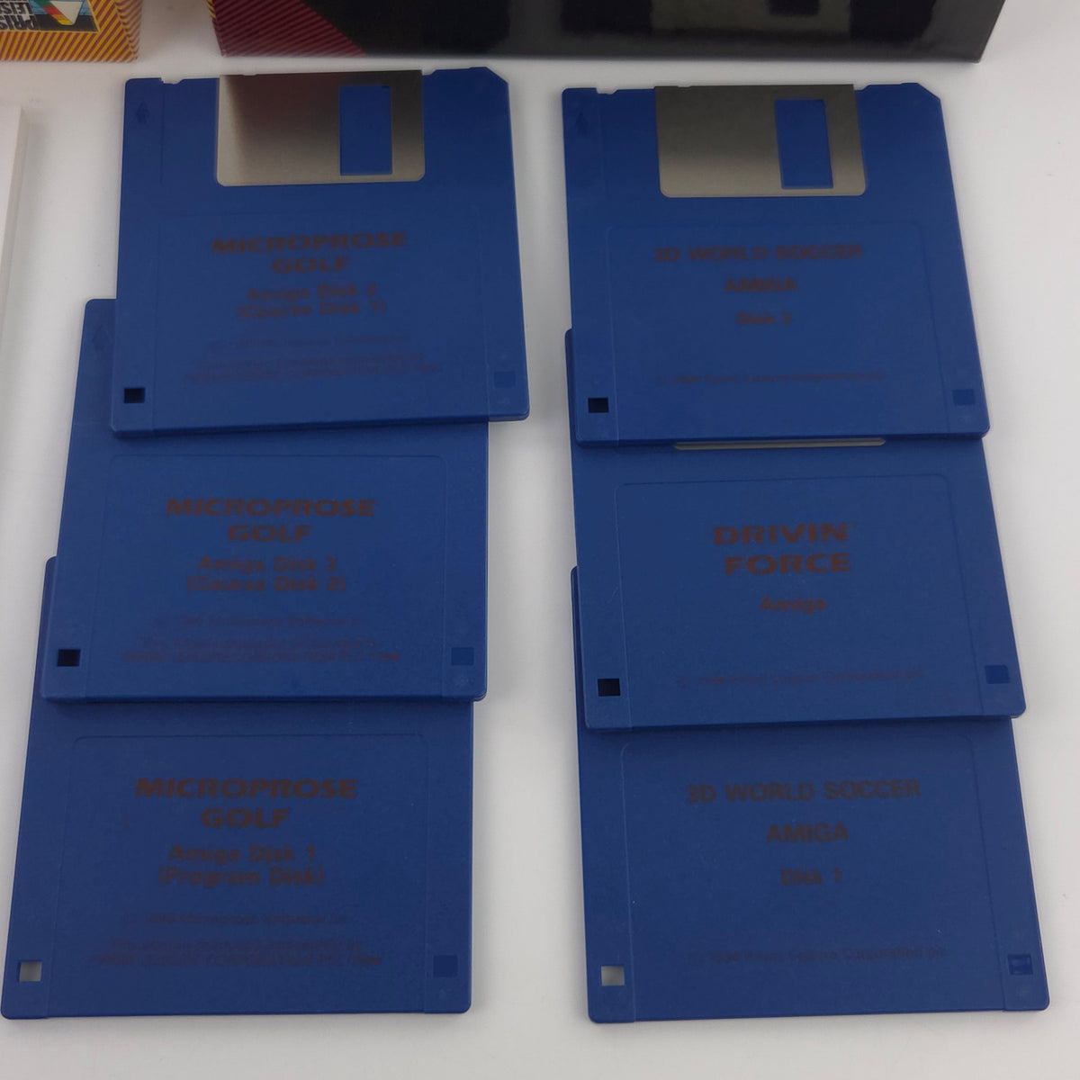 Commodore Amiga Spiel Triple Golf Action 7 Big Box OVP