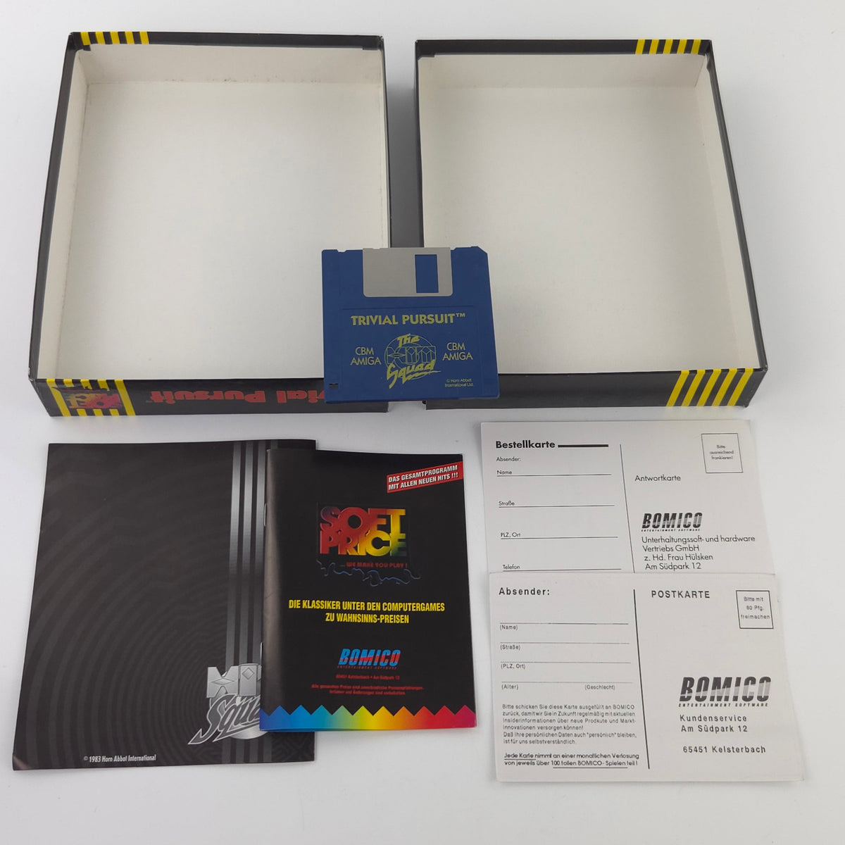 Amiga Spiel Trivial Pursuit Big Box OVP CBM PAL Diskette