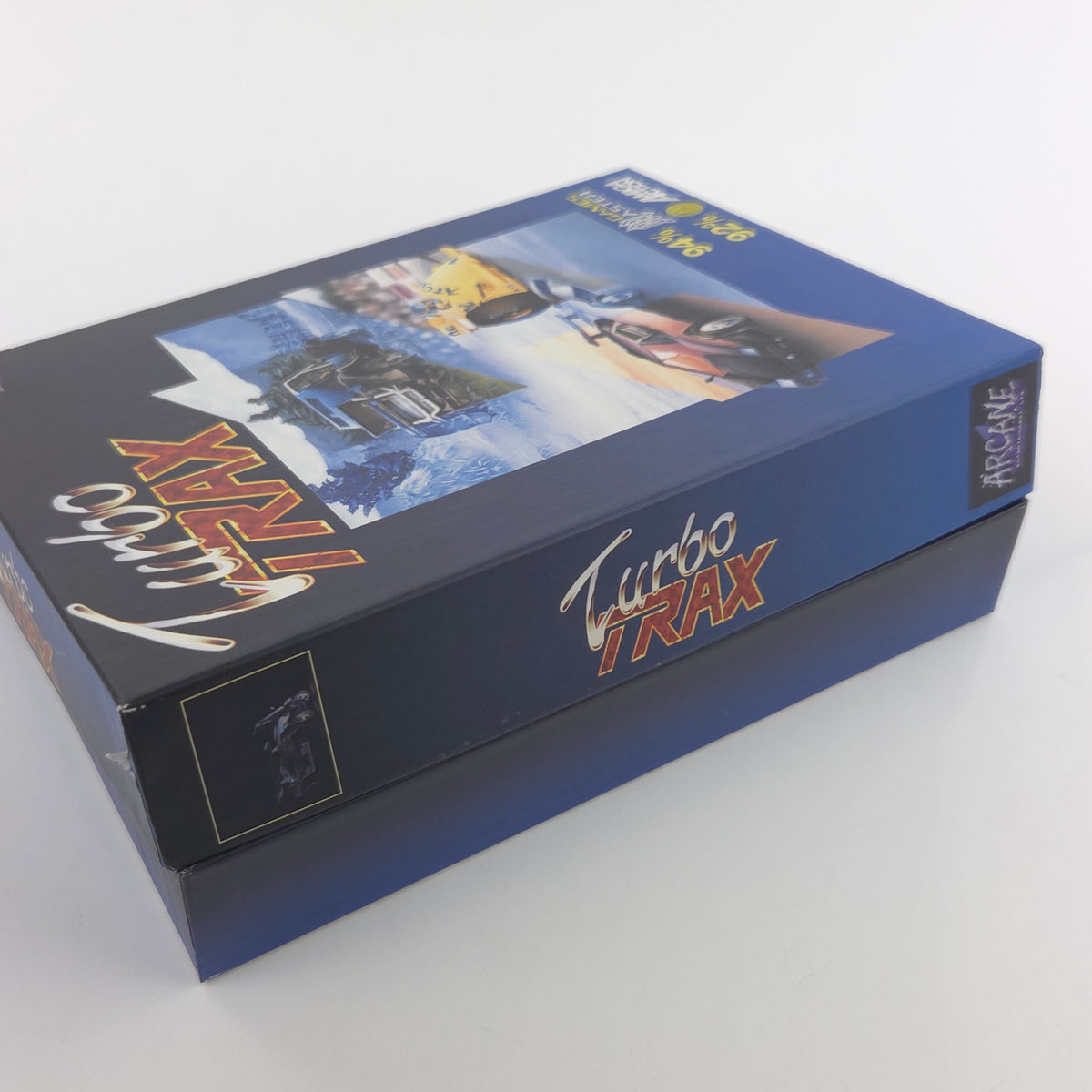 Commodore Amiga Spiel Turbo Trax Big Box OVP PAL Arcane