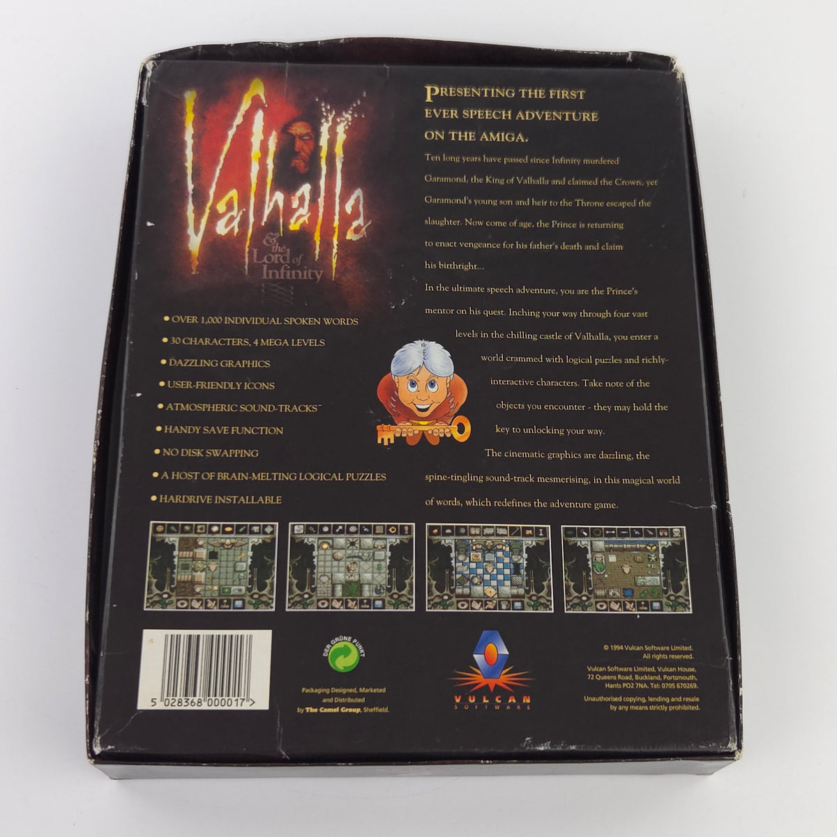 Amiga Spiel Valhalla and the Lord of Infinity Big Box OVP