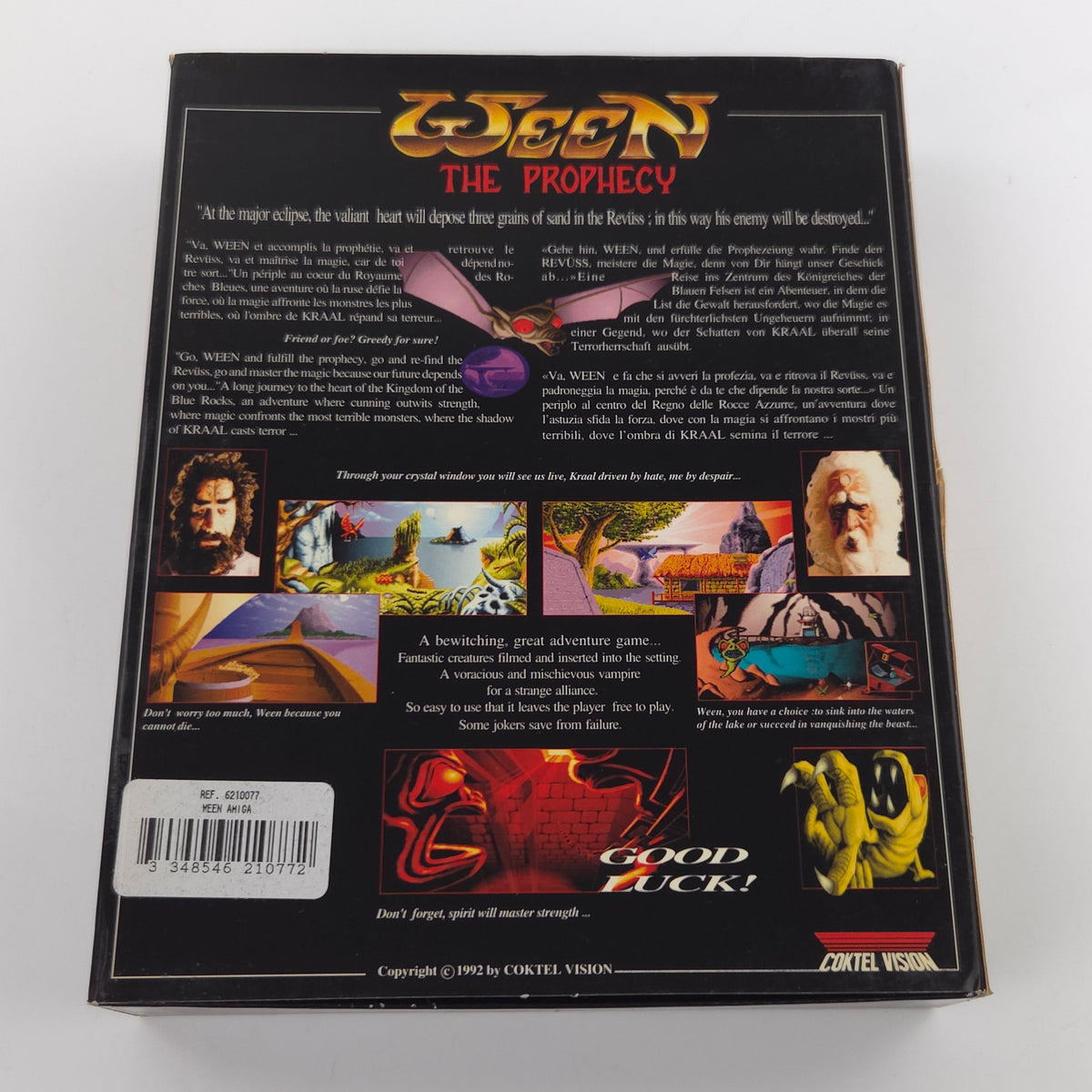 Commodore Amiga Spiel Ween the Prophecy Big Box OVP PAL