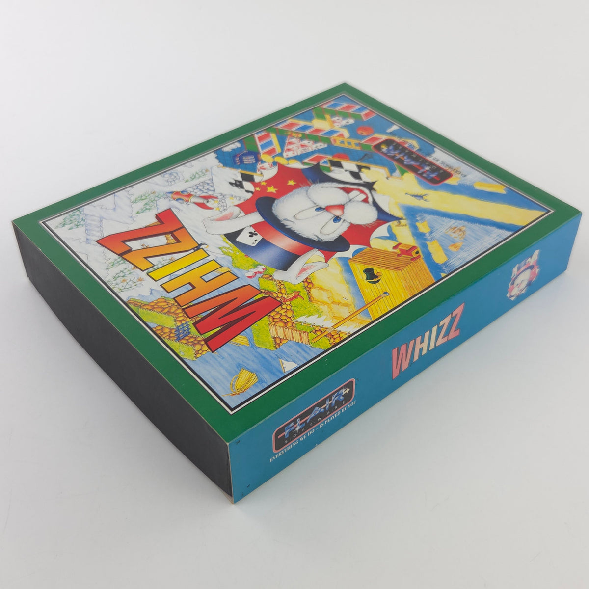 Amiga Spiel Whizz Big Box OVP PAL Flair Software Diskette