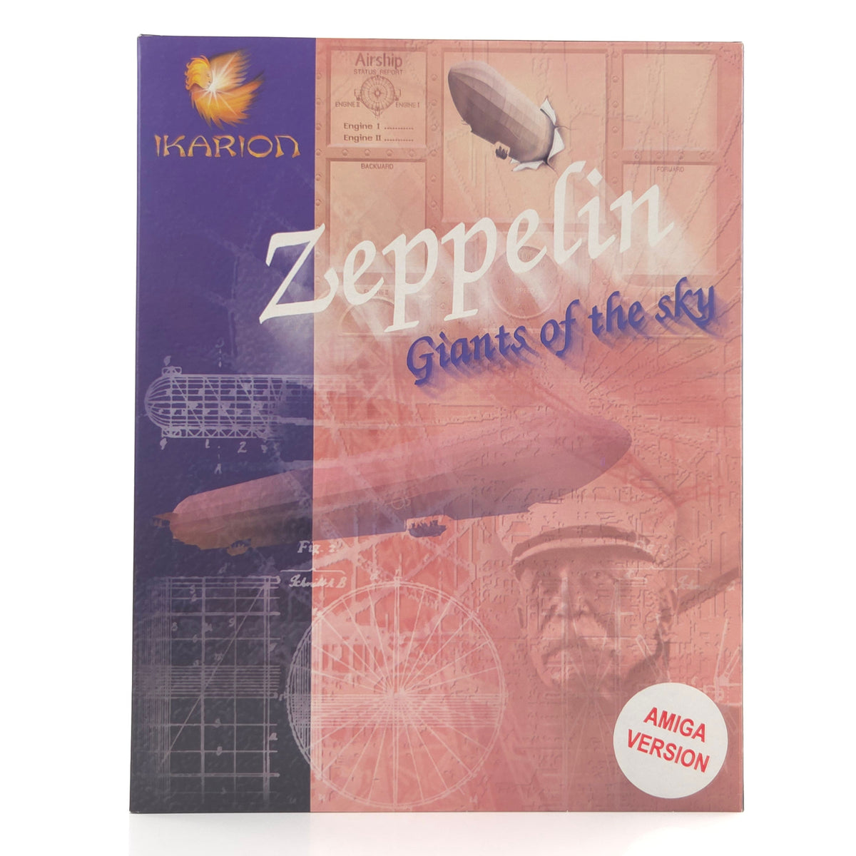 Amiga Spiel Zeppelin Giants of the Sky Big Box OVP PAL