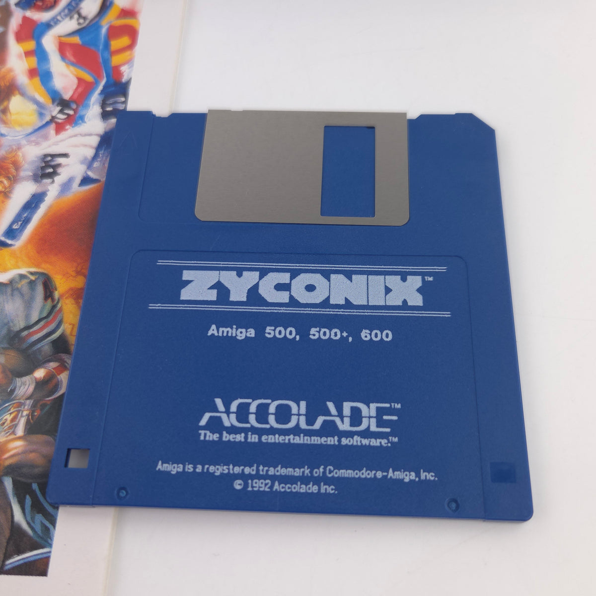 Amiga Spiel Zyconix Big Box OVP PAL Diskette Accolade