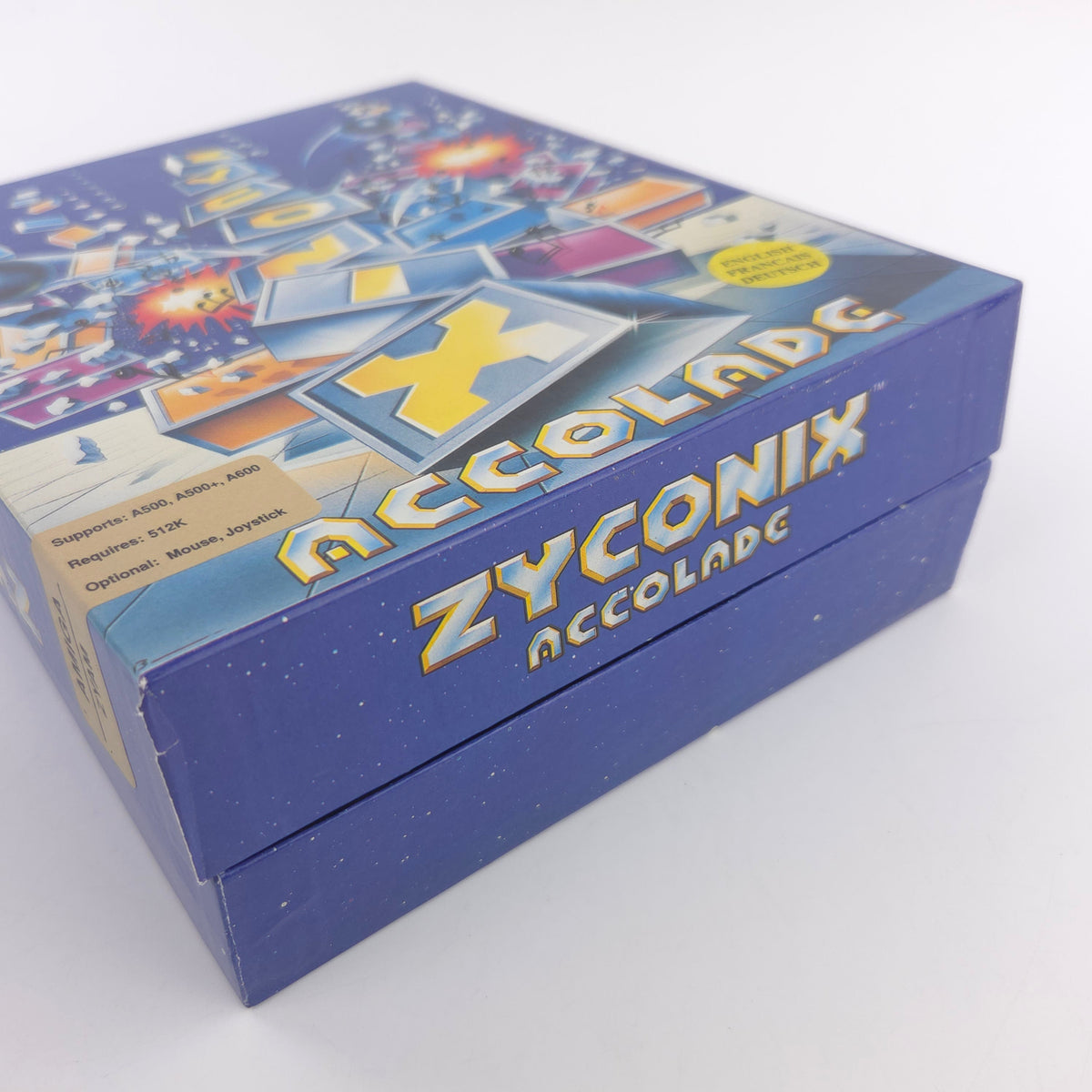 Amiga Spiel Zyconix Big Box OVP PAL Diskette Accolade
