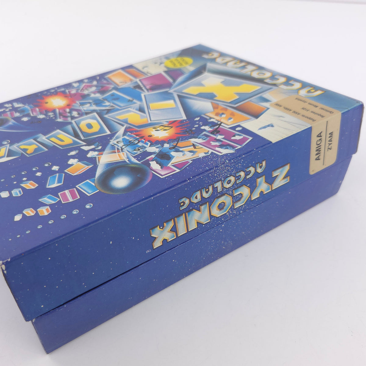 Amiga Spiel Zyconix Big Box OVP PAL Diskette Accolade