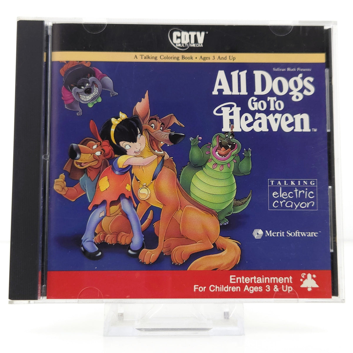 Commodore CDTV Spiel – All Dogs go to Heaven OVP