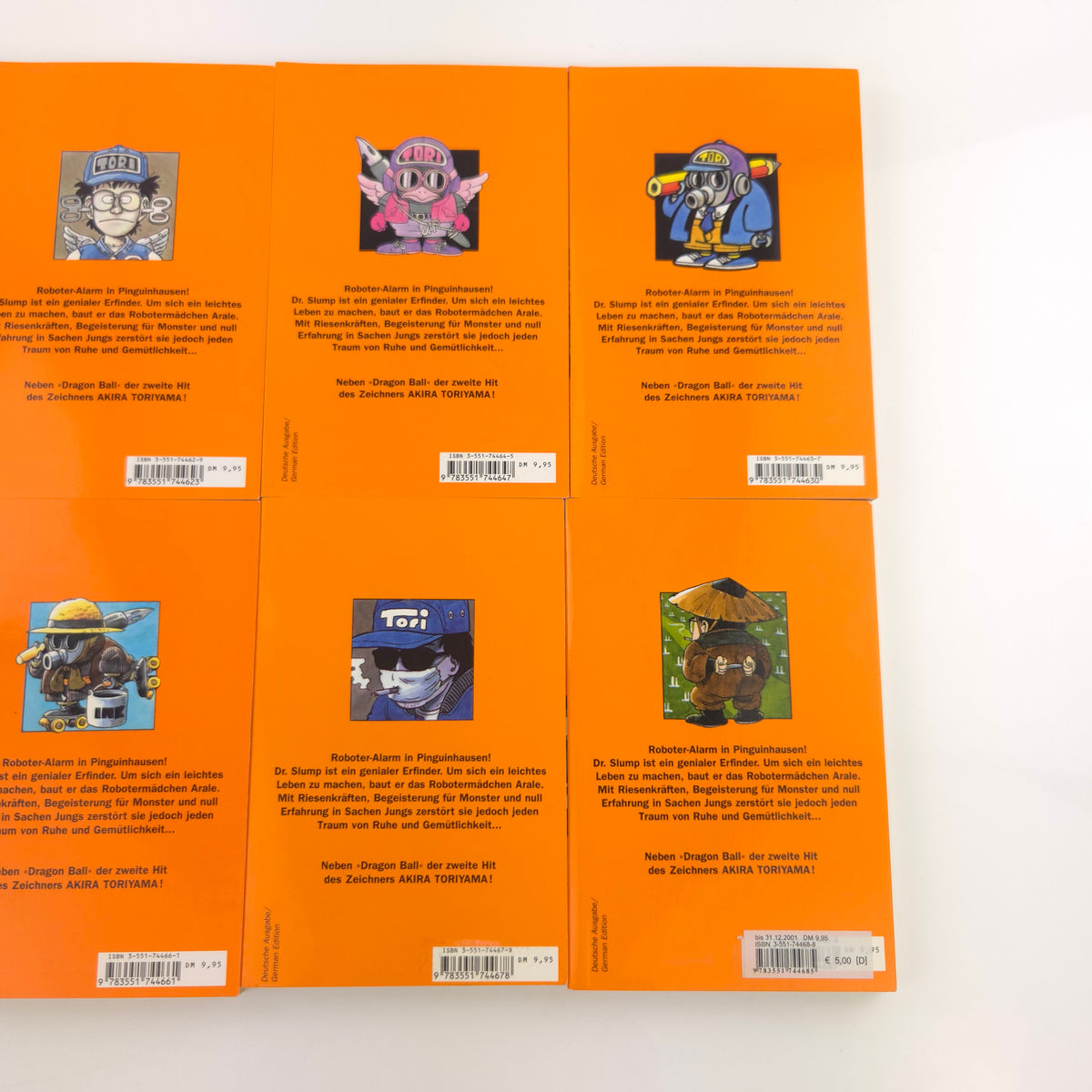 Dr. Slump Manga Akira Toriyama Band 1-8 Carlsen Deutsch