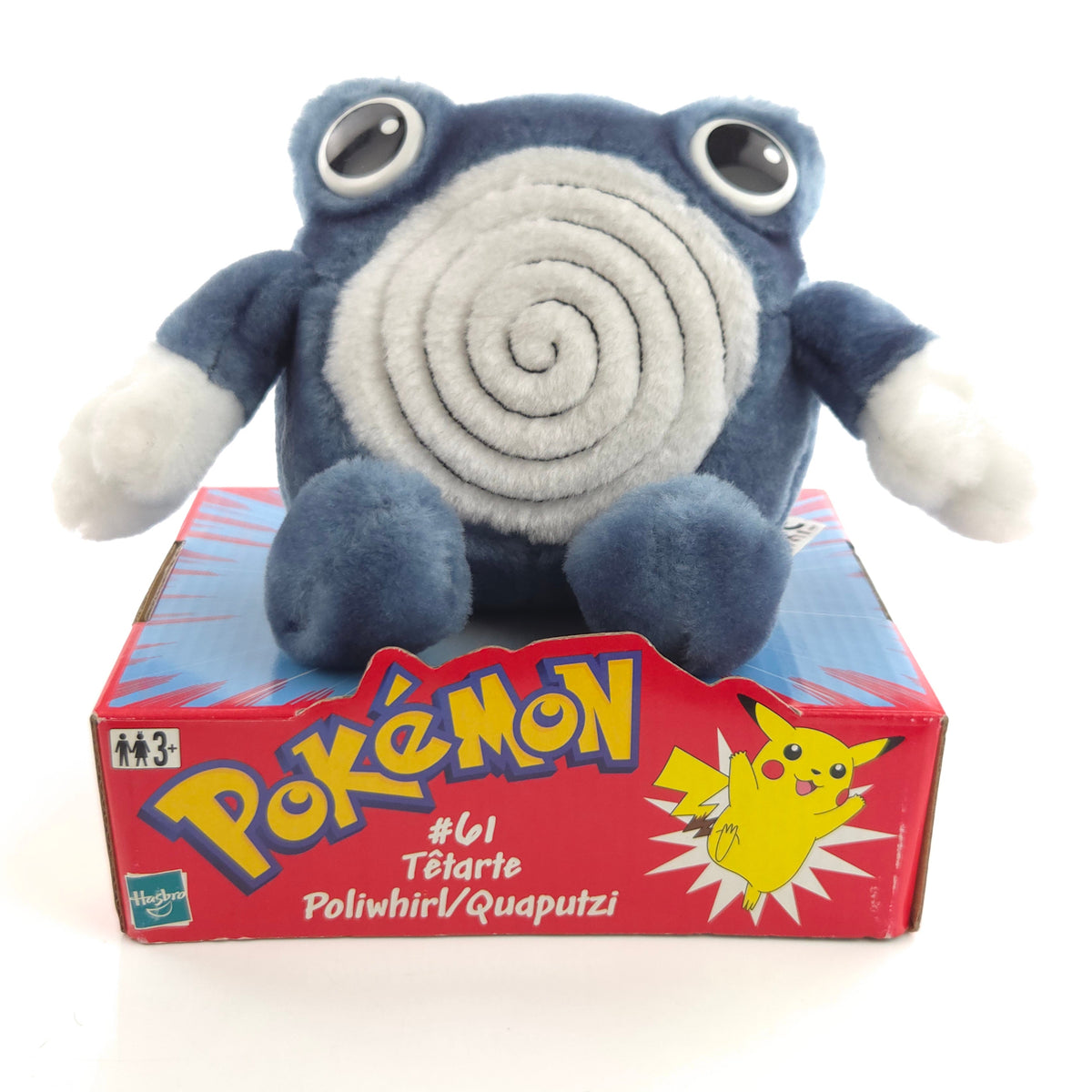 Hasbro Quaputzi Stofftier Pokemon Poliwhirl Neu OVP