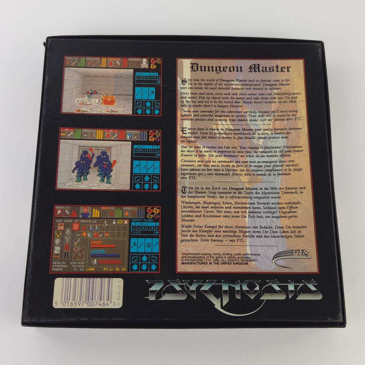 IBM PC Spiel Dungeon Master MS DOS OVP