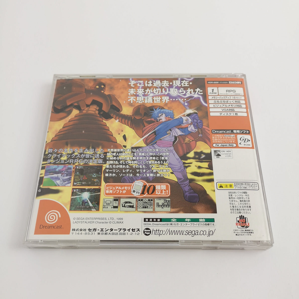 Sega Dreamcast Spiel – Climax Landers (NTSC-J OVP)