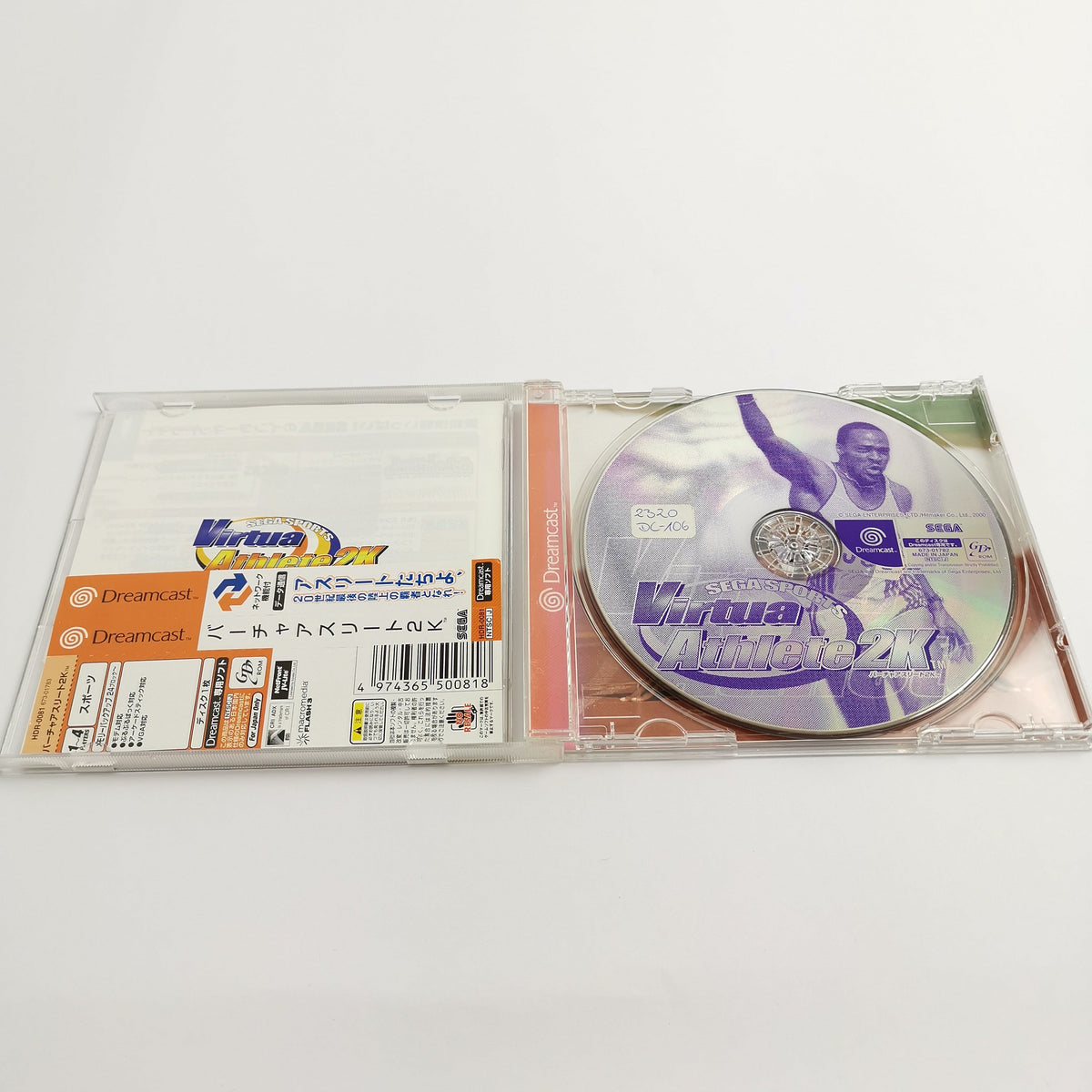 Sega Dreamcast Spiel – Sega Sports Virtua Athlete 2K (JAP OVP)