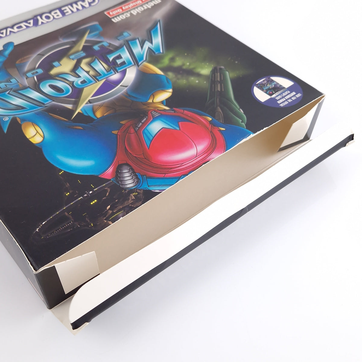 Gameboy Advance Promo Banner – Metroid Fusion Display Box