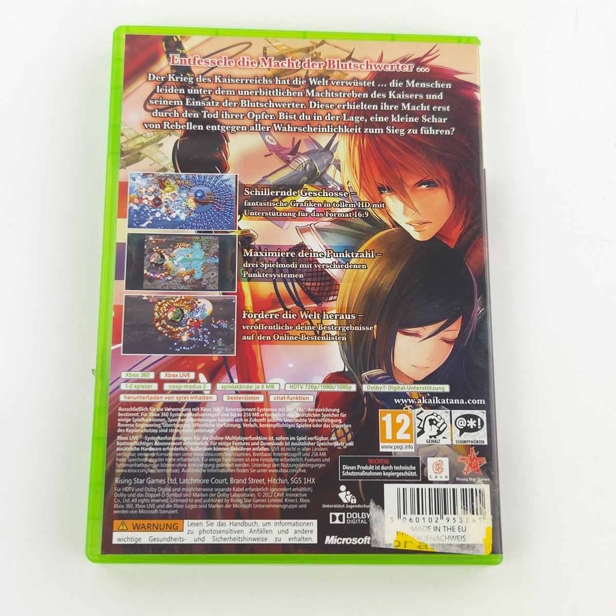 Xbox 360 Spiel Akai Katana OVP PAL DE