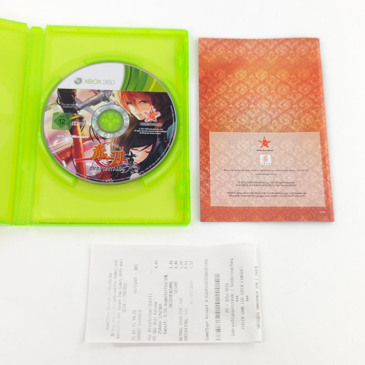Xbox 360 Spiel Akai Katana OVP PAL DE