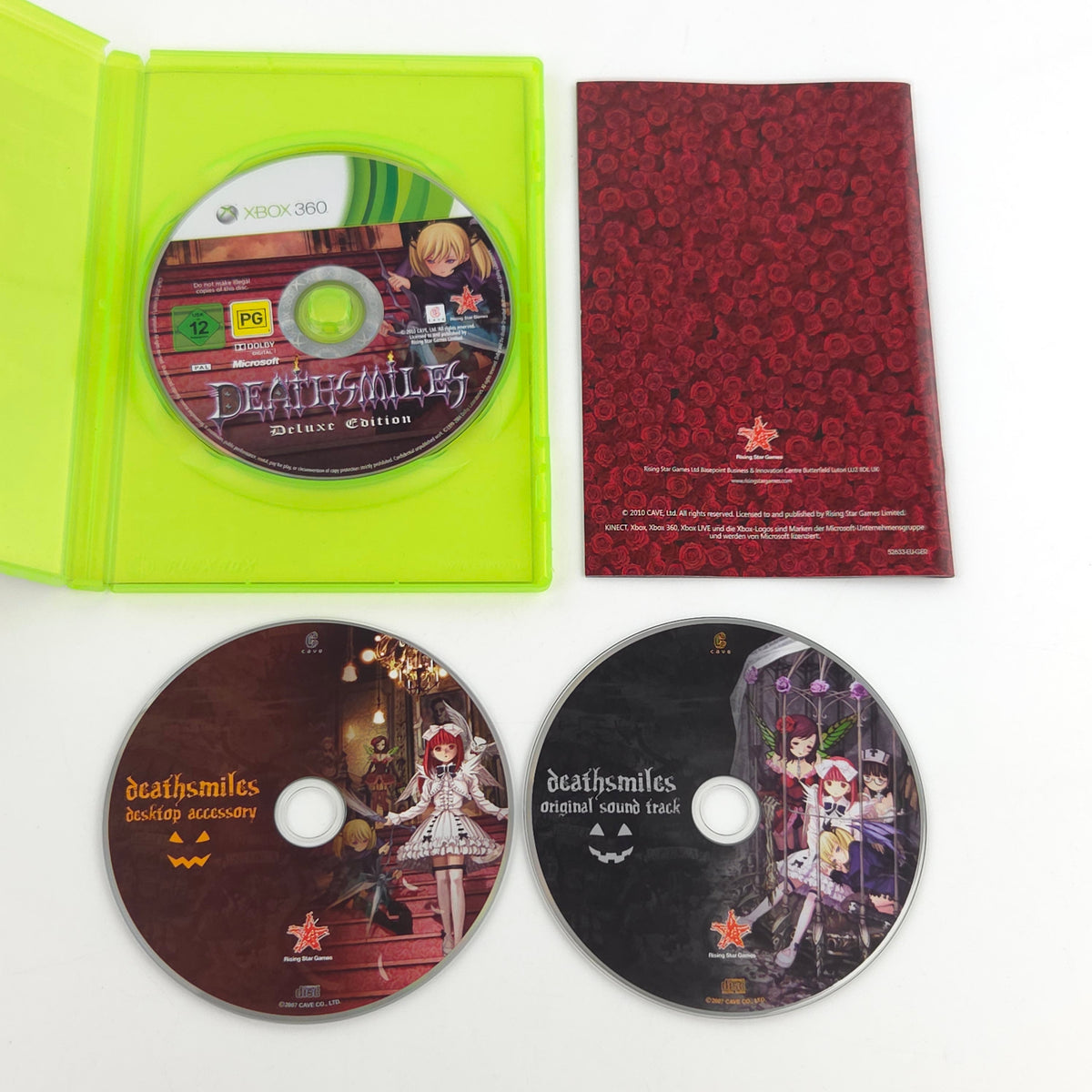 Microsoft Xbox 360 Spiel: Deathsmiles Deluxe Edition - CD Anleitung OVP (DE PAL)