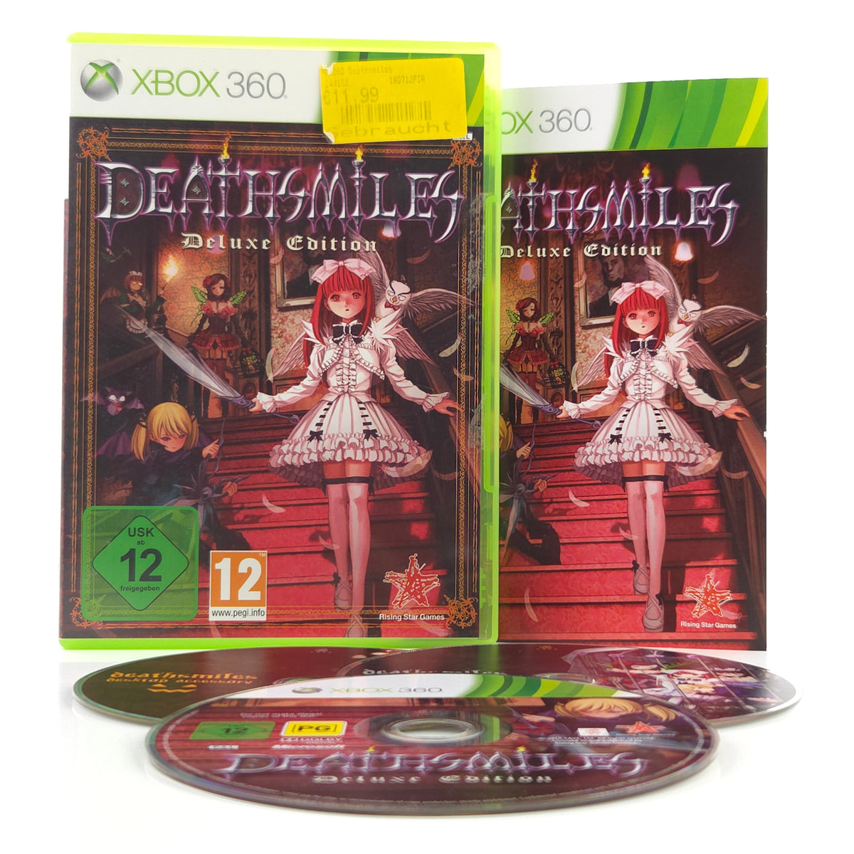 Microsoft Xbox 360 Spiel: Deathsmiles Deluxe Edition - CD Anleitung OVP (DE PAL)