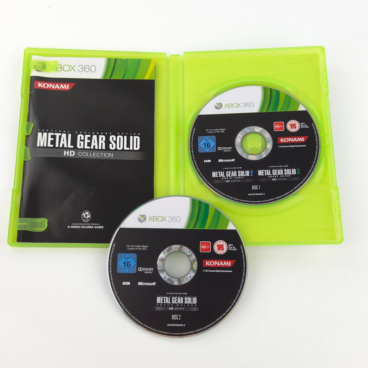 Xbox 360 Spiel Metal Gear Solid HD Collection OVP PAL