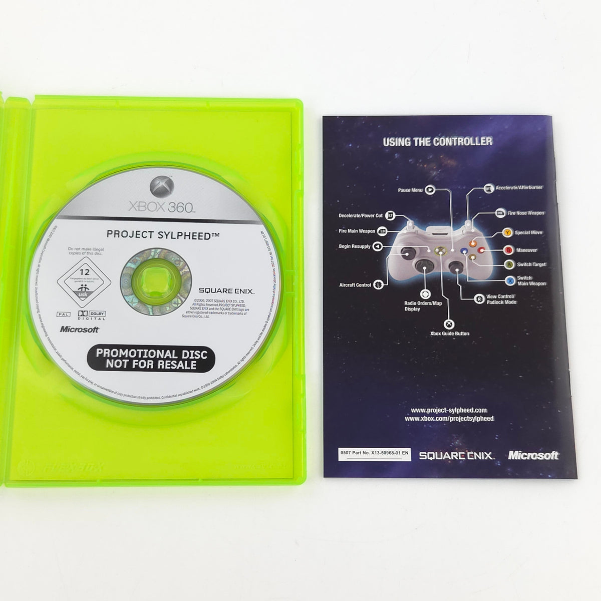 Microsoft Xbox 360 Spiel Project Sylpheed Promo OVP