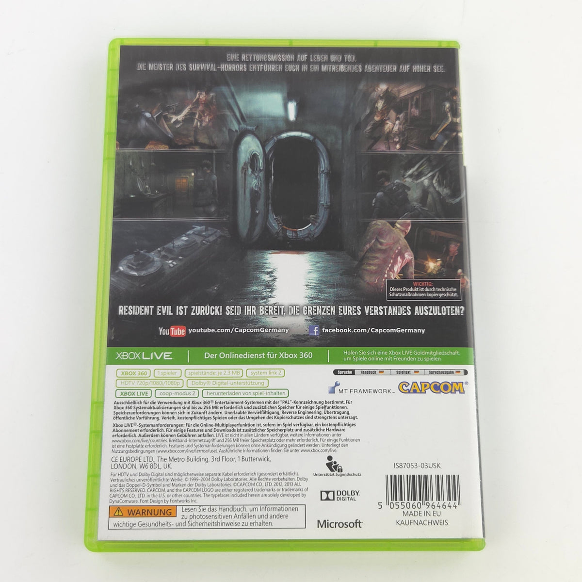 Xbox 360 Spiel Resident Evil Revelations OVP