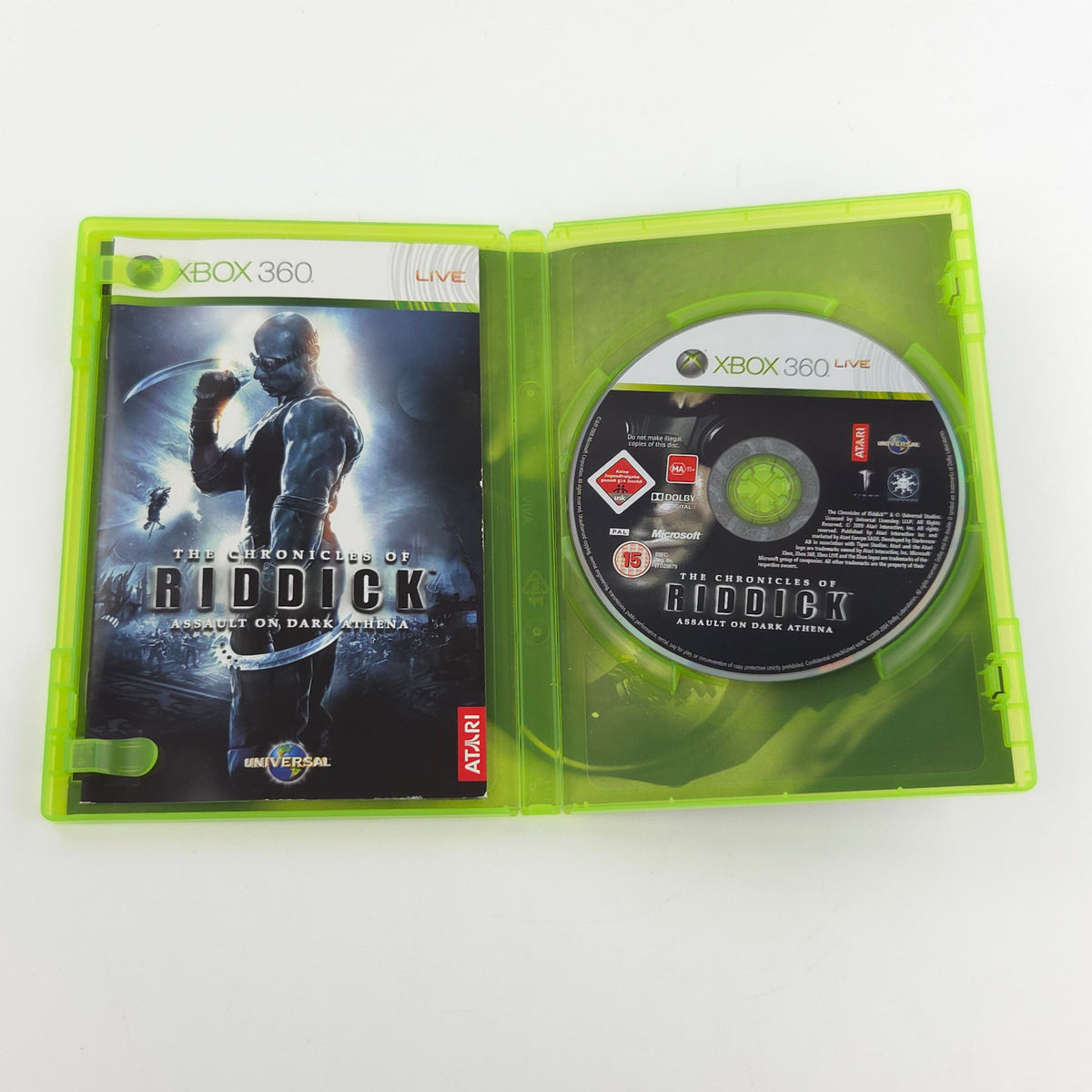 Xbox 360 Spiel The Chronicles of Riddick OVP USK18
