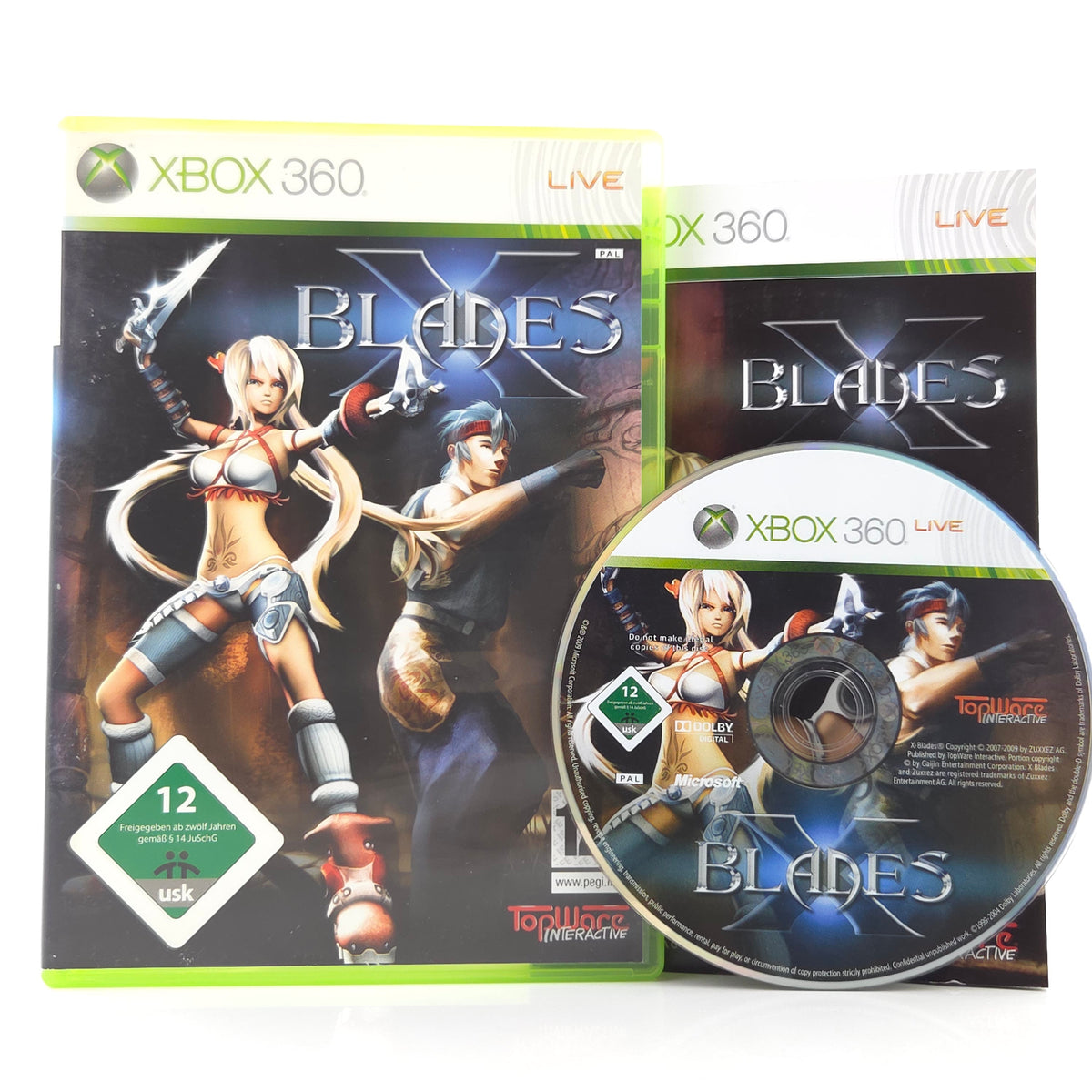 Xbox 360 Spiel X-Blades OVP Sehr gut