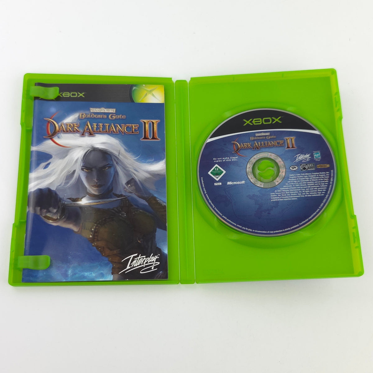 Microsoft Xbox Spiel Baldurs Gate Dark Alliance OVP