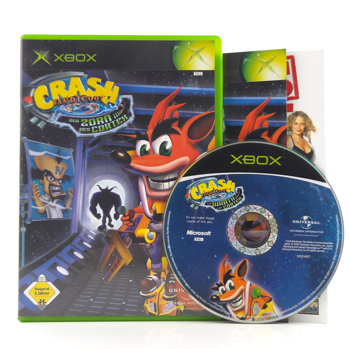 Microsoft Xbox Spiel Crash Bandicoot Der Zorn des Cortex OVP PAL