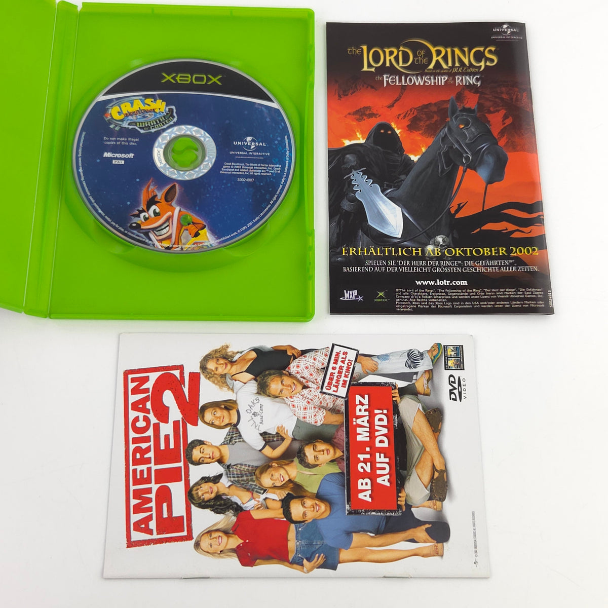 Microsoft Xbox Spiel Crash Bandicoot Der Zorn des Cortex OVP PAL