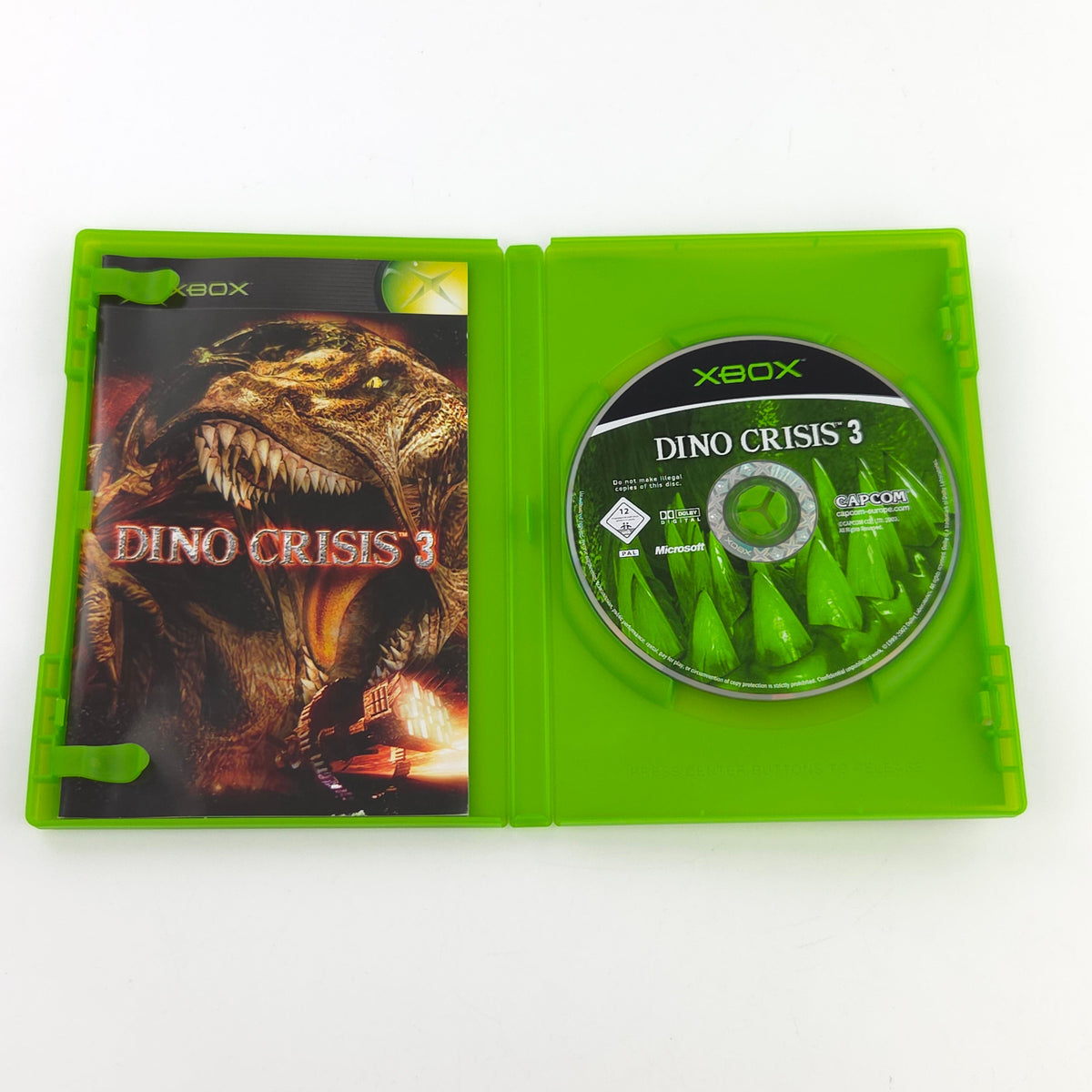 Microsoft Xbox Spiel Dino Crisis 3 OVP PAL