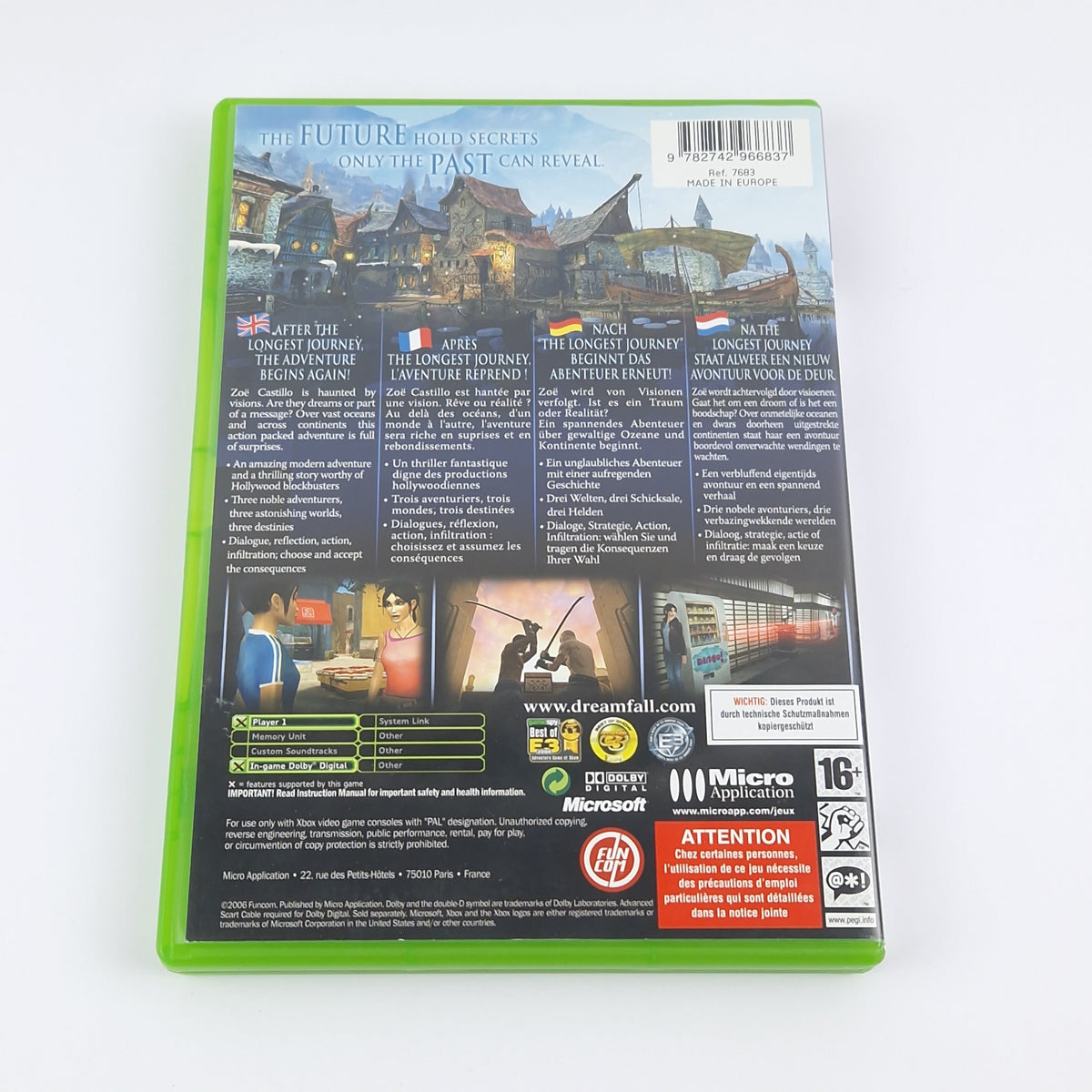 Xbox Classic Spiel – Dreamfall The Longest (OVP PAL)