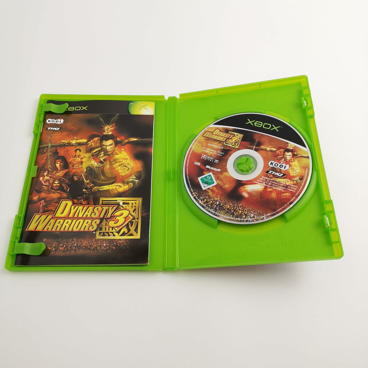 Microsoft Xbox Classic Spiel – Dynasty Warriors 3 OVP PAL